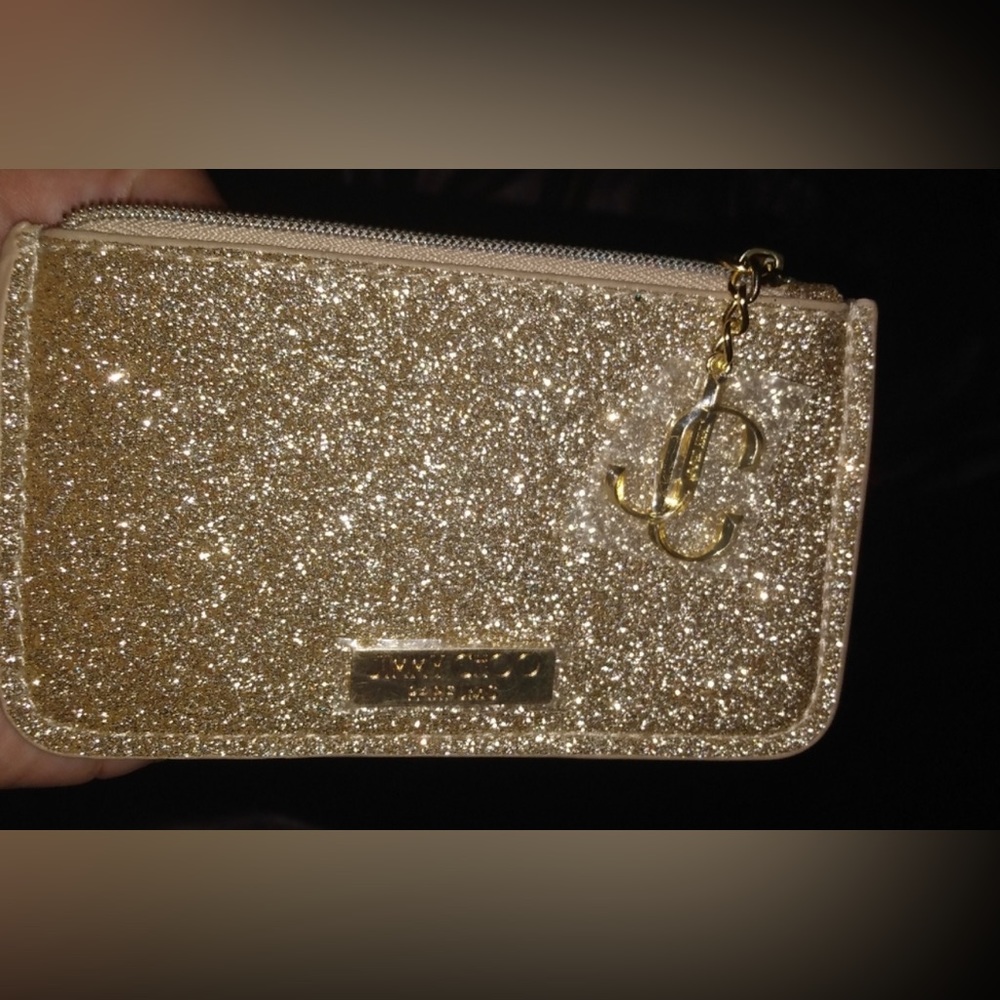 NWOT Jimmy Choo Cosmetic Bag & Charm - Picture 8 of 8